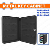 Wadfow by Winland 2.4L | 3L | 5.4L Metal Key Cabinet with 20Keys, 48 Keys, 80-Keys Capacity WAD-HT